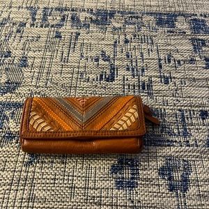 Fossil Brown Leather Wallet-Gently Used